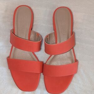 Cushionaire Women's Orange Sandals
